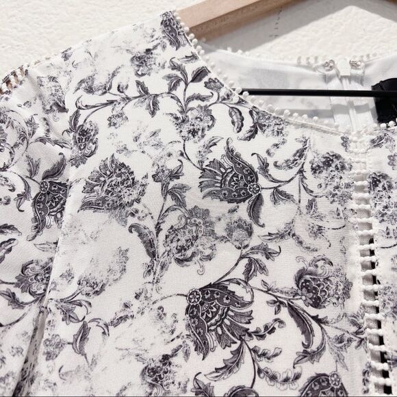 The Kooples 100% silk floral mini dress - Picture 6 of 10